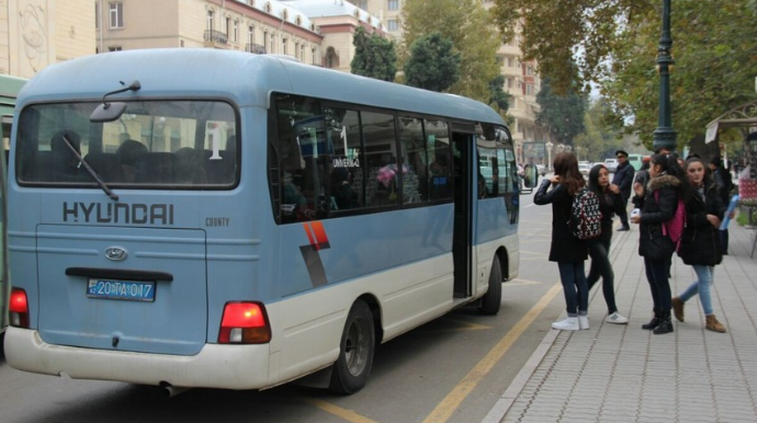 Azərbaycanda bəzi yerlərdə ictimai nəqliyyatın hərəkəti dayandırılacaq