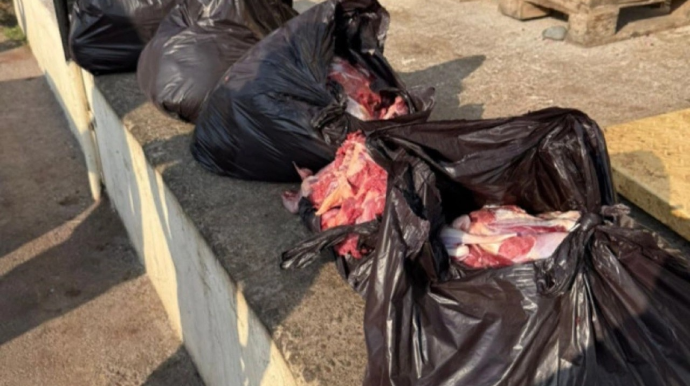 Bərdədə 154 kiloqram at ətini mal əti adı ilə satışa çıxardı   - FOTO