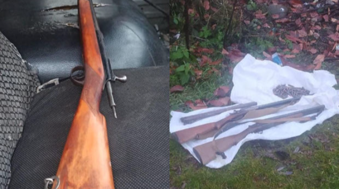 Qubada silah-sursat aşkarlanıb  - FOTO