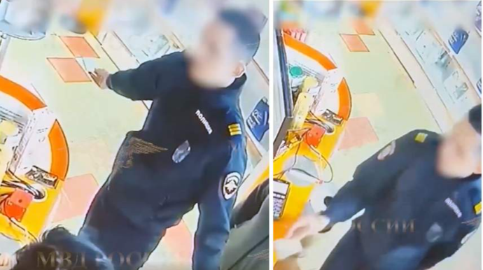 Gənc sürücüdən ağlasığmaz hərəkət – Polis forması geyinib... - VİDEO 