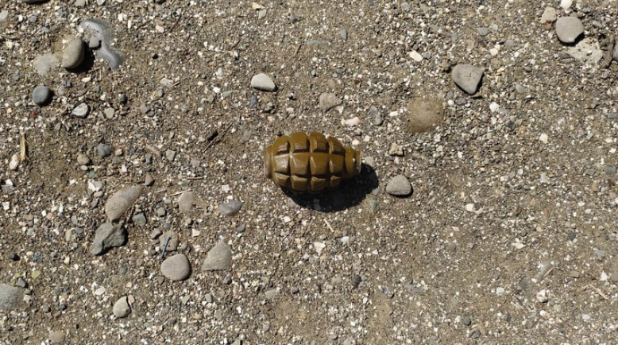 Mingəçevirdə F-1 əl qumbarası aşkarlandı