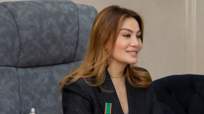 Ruhi Əliyeva “Vətənpərvərlik işində xidmətlərinə görə” təltif olundu - VİDEO - FOTOLAR 