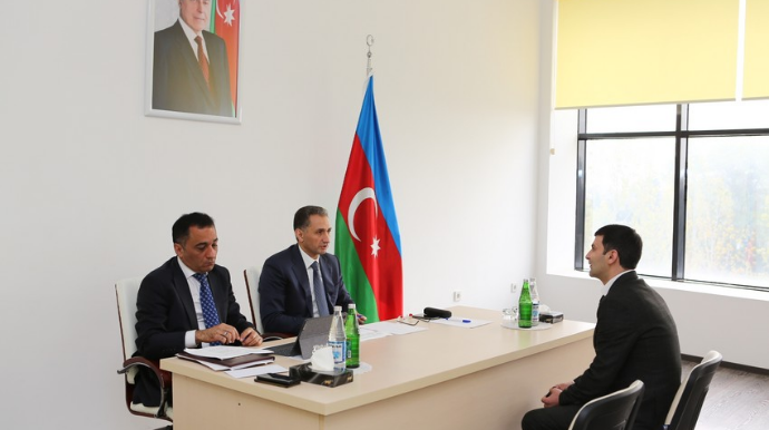 Rəşad Nəbiyev Sabirabadda vətəndaşları qəbul edib 