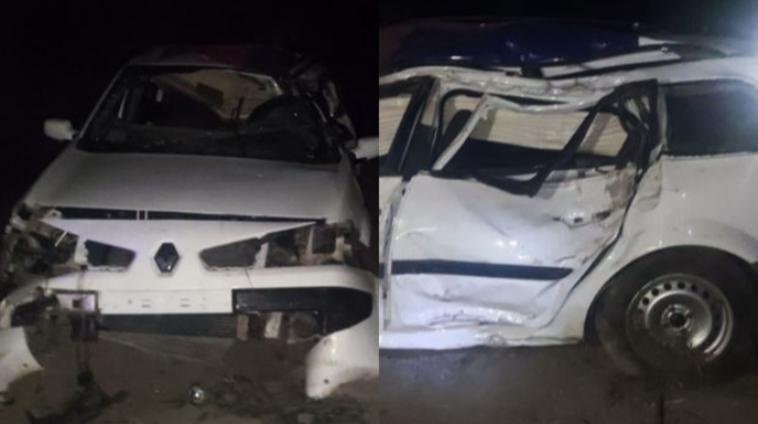 Bərdədə idarəetmədən çıxan avtomobil ağaca çırpıldı: xəsarət alan var    - FOTO