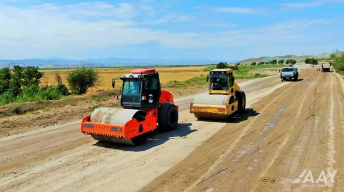 Horadiz-Zəngilan avtomobil yolu əsaslı təmir olunur - FOTO - VİDEO