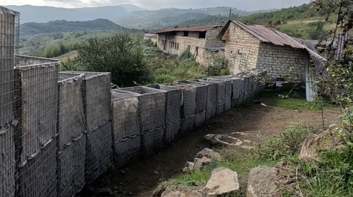 Xocalıda tərk edilmiş dayaq məntəqəsi - VİDEO 