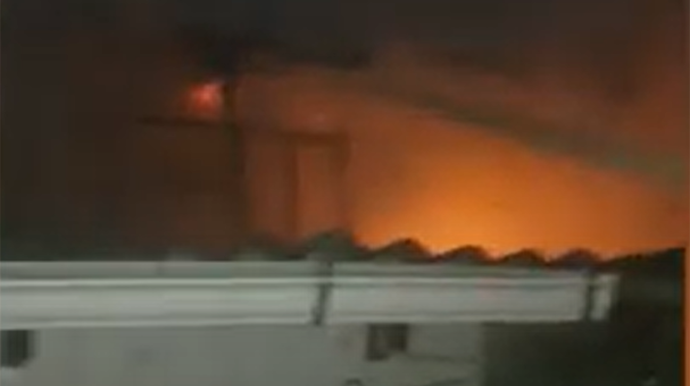 Beyləqanda yataqxanada yanğın - VİDEO