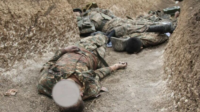 Ermənistan itkilərinin sayını açıqladı 