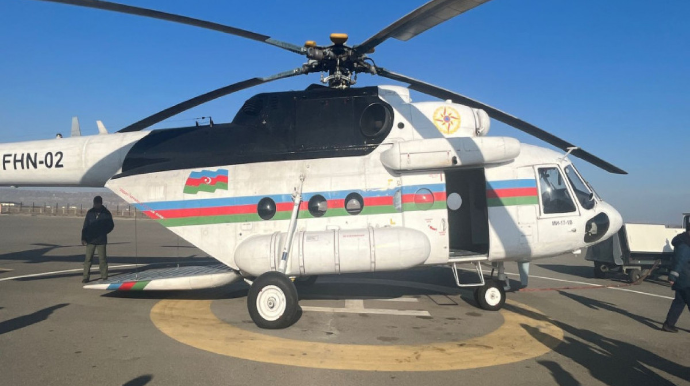 Helikopterlə vəhşi heyvanların peyvəndləməsi aparılıb – FOTO - VİDEO 