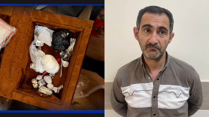 Narkokuryerliyə cəlb olunan şəxs saxlanıldı - FOTO - VİDEO