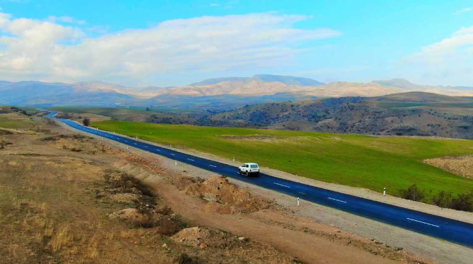 Daha bir yol əsaslı şəkildə yenidən quruldu - FOTO - VİDEO