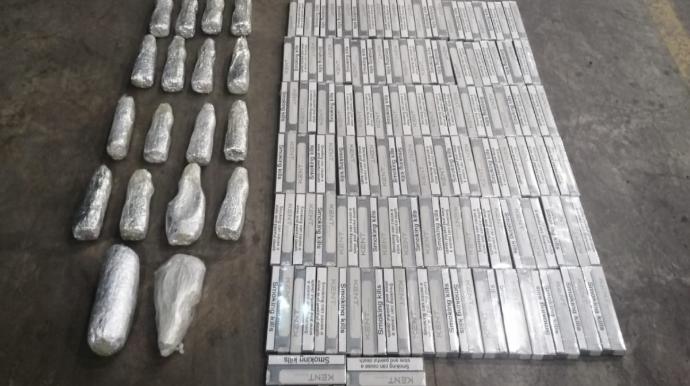 Sərhəddə İran vətəndaşından 15 kq narkotik götürülüb