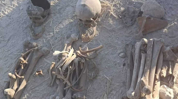 Fərrux kəndində insan qalıqları aşkarlanıb  - FOTO - VİDEO