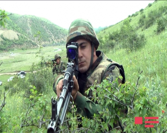 Azərbaycan ordusunun zabiti: “Düşmən bizdən aşağıdadır” - FOTOLAR