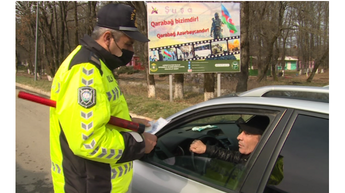 Masallıda qaydaları pozan 35 sürücü cərimələnib   - FOTO 