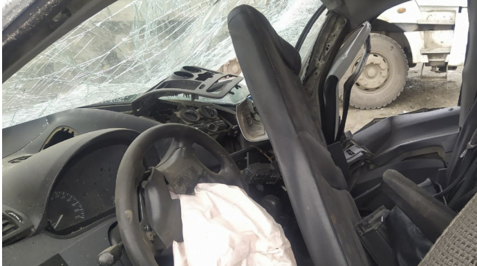 Goranboyda qəzada 4 qadın xəsarət alıb