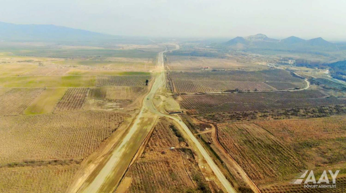 Ağdam-Əsgəran-Xocalı-Xankəndi yolunun inşasına dair son vəziyyət açıqlandı