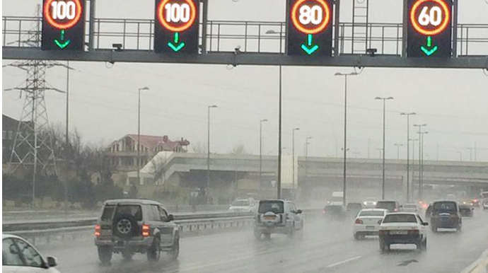 Aeroport yolunda sürət həddi əvvəlki vəziyyətinə qaytarıldı