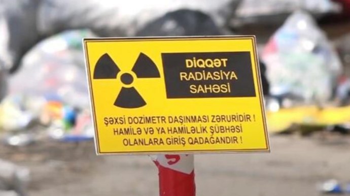İşğaldan azad edilmiş ərazilərdə təhlükəli radioaktiv maddələr aşkarlandı 