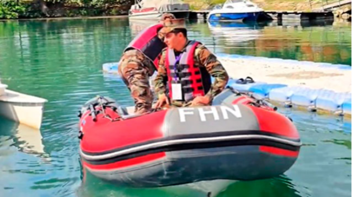 Avarçəkmə yarışlarında sularda təhlükəsizlik belə qorunur - VİDEO