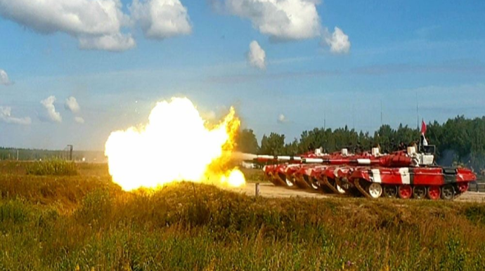 Tankçılarımız “Tank biatlonu” müsabiqəsinə hazırlıqlarını davam etdirir - FOTO