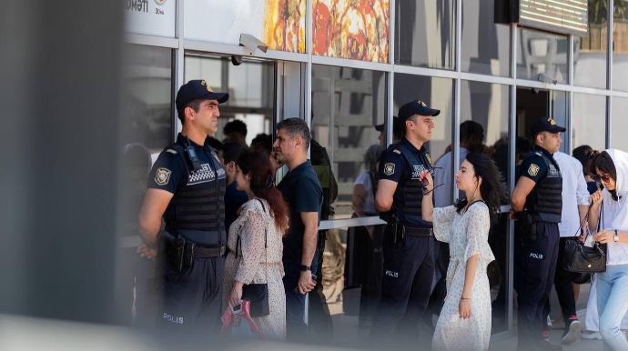 Polis dəmir yollarını belə mühafizə edir  - FOTO