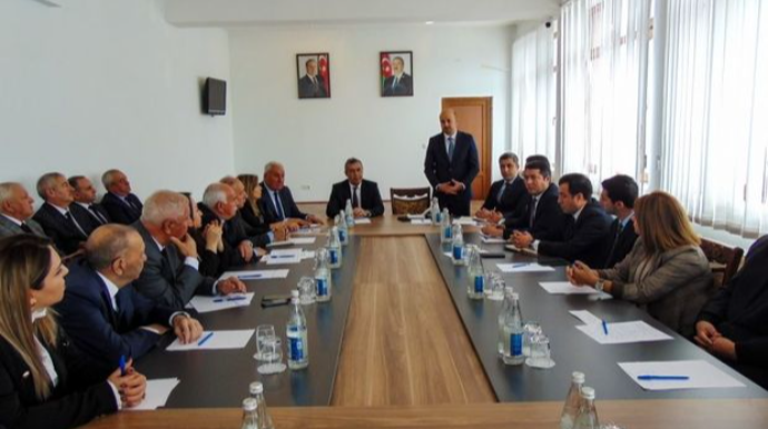 Prezidentin xüsusi nümayəndəsi Cəbrayılın ictimaiyyət nümayəndələri ilə görüşüb  - FOTO