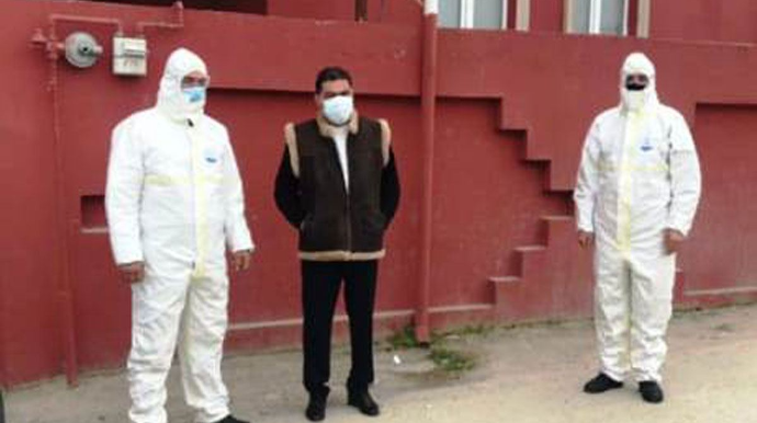 Şabranda yaşadığı evi tərk edən COVID xəstəsi saxlanılıb