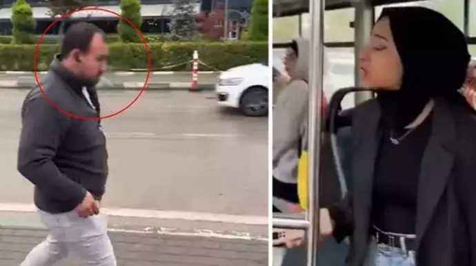 Sürücü sərnişinlərə əsəbiləşib avtobusu dayandırdı; düşüb siqaret çəkdi - VİDEO 