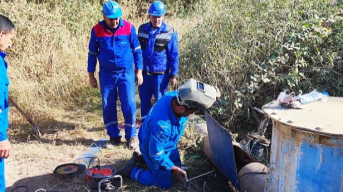 Laçın şəhəri, Sus və Zabux kəndlərinin içməli su təchizatı bərpa edilir - FOTO 
