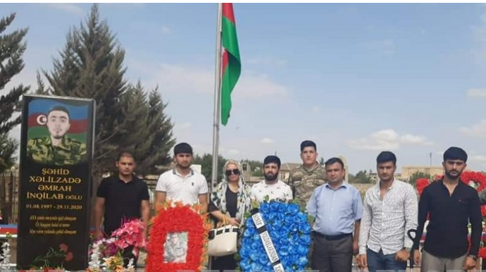 Biləsuvarda Vətən müharibəsi şəhidinin doğum günü qeyd edilib  - FOTO