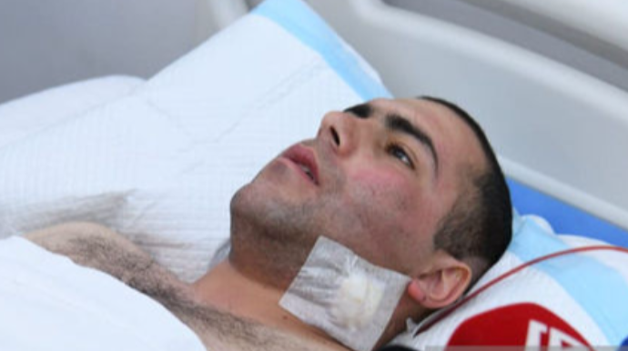 Erməni təxribatı zamanı yaralanan əsgər: “Xidmətimi davam etdirmək istəyirəm”  - FOTO - VİDEO