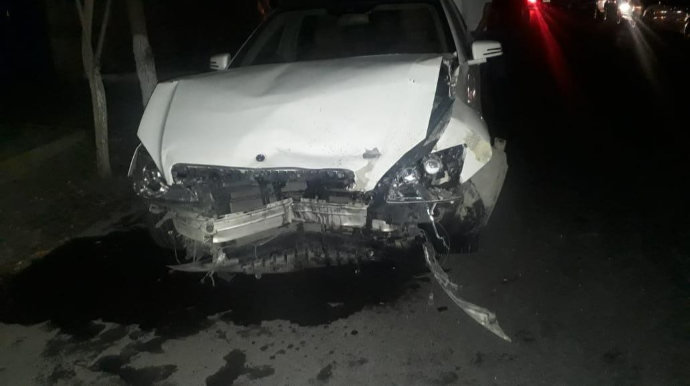 İmişlidə iki avtomobil toqquşdu  - FOTO