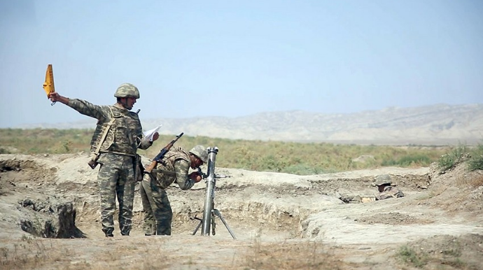 MN:  "Minaatan bölmələri hədəflərə döyüş atışları yerinə yetirir"  - VİDEO