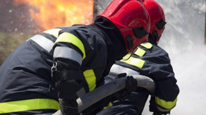 В Сабунчинском районе произошел пожар 