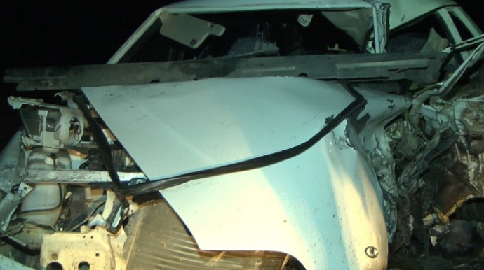 Yevlaxda baş vermiş zəncirvari qəzada 2 nəfər xəsarət alıb 