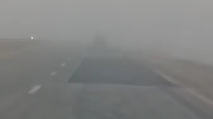 Bu yolda hər gün səhər duman olur: DİQQƏTLİ OLUN  - VİDEO