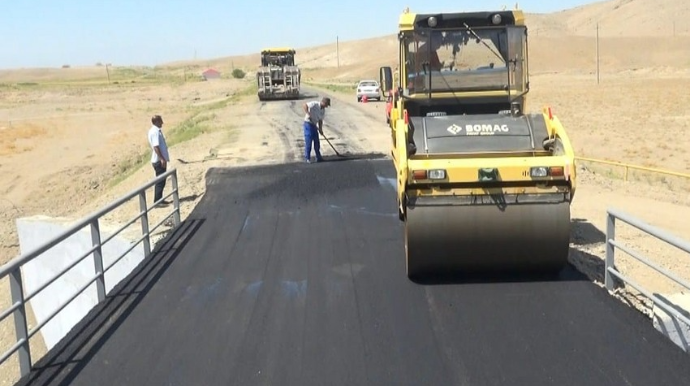Naxçıvanda üç kəndi birləşdirən körpü yenidən inşa olundu  - FOTO