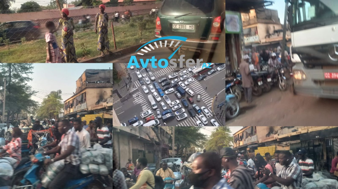 Yol polisi qayda pozan sürücüləri necə başa salsın? - Afrikada kötəklə döyürlər - FOTOLAR