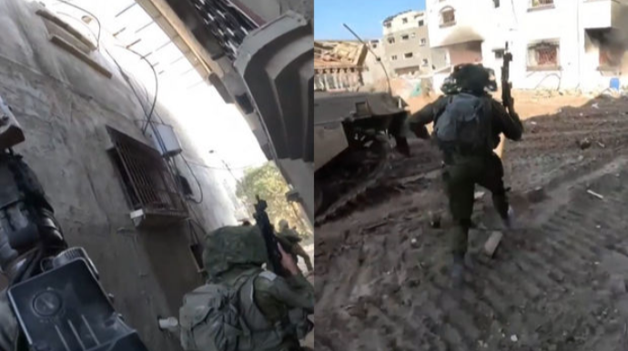 Qəzza küçələrindəki şiddətli döyüşlərin görüntüləri yayıldı  - VİDEO