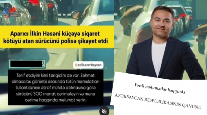 Aparıcı İlkin Həsəni bu videonu paylaşmaqla qanunları pozub? - FOTO