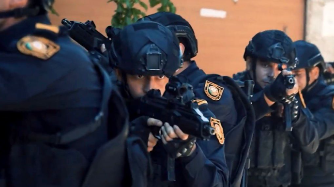 DİN Çevik Polis Alayında xidmətə qəbulla bağlı müsabiqə elan edir - VİDEO