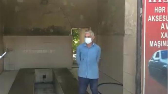 Hacıqabulda koronavirus xəstəsi küçədə tutuldu