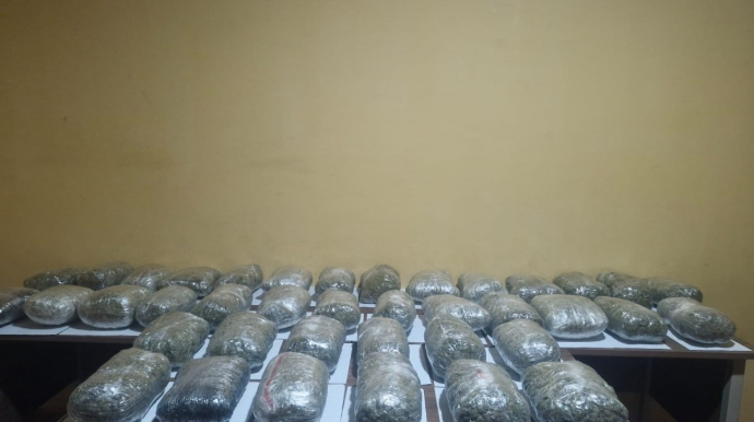 Külli miqdarda narkotik ələ keçirildi - FOTO 