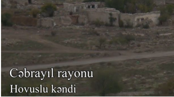 Видеорепортаж  из освобожденных от оккупации сел Губадлинского и Джебраильского районов