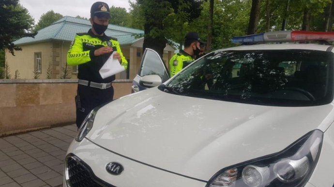 Təhlükəsizlik kəmərindən istifadə etməyən sürücülər cərimələndi  - FOTO