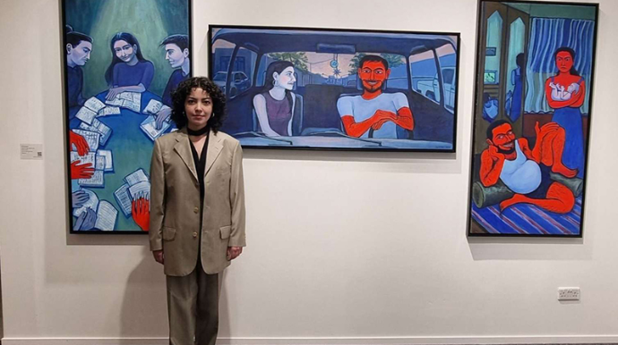 18 yaşlı azərbaycanlı tələbənin əsəri Dubayda 15 min dollara satıldı - FOTO