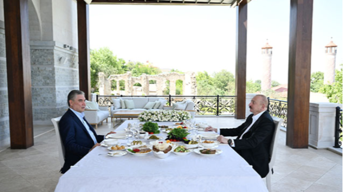 Şuşada birgə nahar... - FOTO