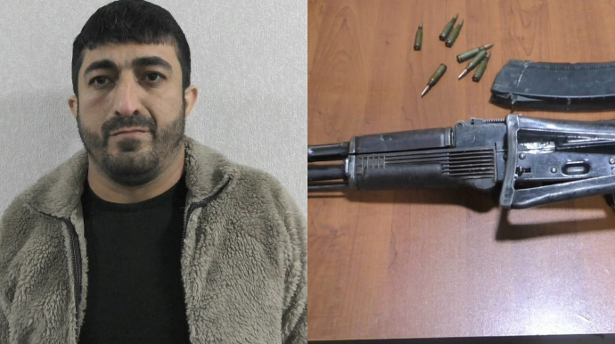 Lerikdə silah-sursat saxlayan şəxs saxlanıldı - FOTO - VİDEO