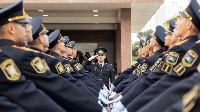 Polis Akademiyasında andiçmə mərasimi keçirildi - FOTO - VİDEO